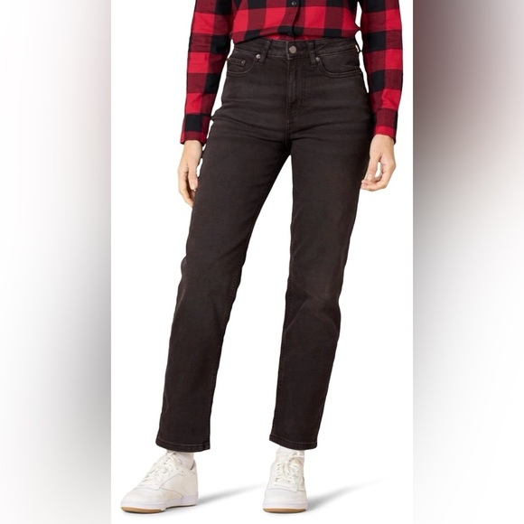 Amazon Essentials Denim - Amazon Essentials Women’s High-Rise Straight Jeans | Washed Black | Size 4 | NWT